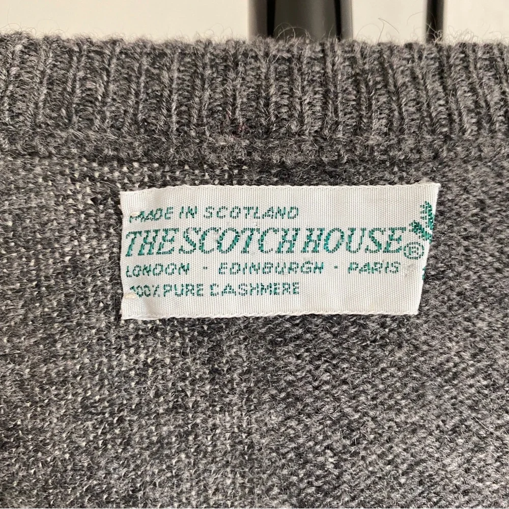 Gray Scottish Cashmere sweater